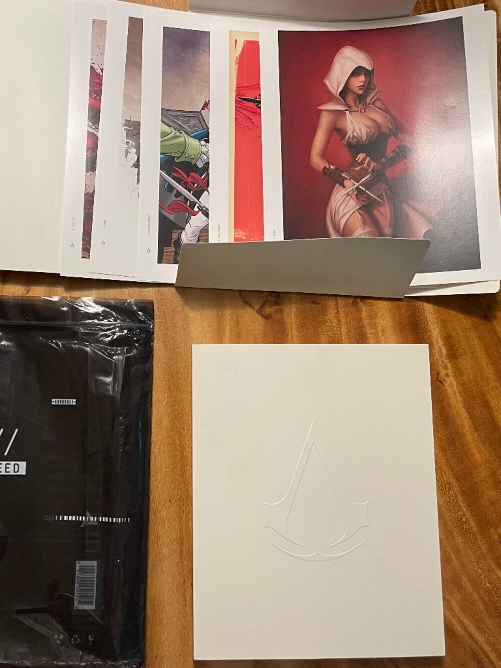 Assassin's Creed Encyclopedia White Edition 2011 8 Art Prints UbiWorkshop